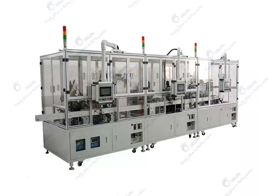 De automatische Lopende band van Li Ion Battery Research Cylinder Cell allen in Één Machine