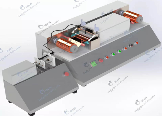 Van het de Machinelithium van de laboratoriumdeklaag het Broodje van het de Batterijonderzoek om de Deklaagmachine van de Groefmatrijs te rollen