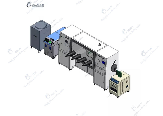 Van de het Onderzoekcilinder van Tab Welding Machine Lithium Battery van de cilinderbatterij de Cel Tab Laser Welder