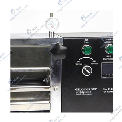 De Persmachine HRC62 van de elektrodenrol met het Verwarmen voor Lithium Ion Battery Producing