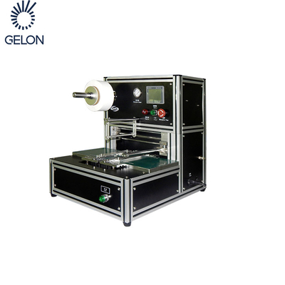 Semi-auto het Stapelen Machine voor de Assemblage van de Zakcel in Laboratorium 200mm van de Lithiumbatterij 250mm 300mm Elektrodenbreedte