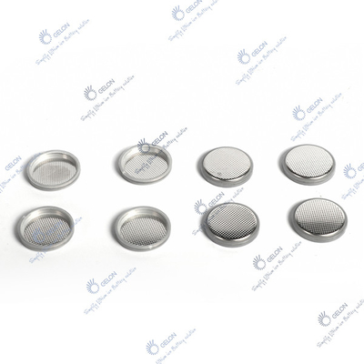 De Gevallen van de het Muntstukcel van Mesh Button Battery Case Lithium Ion Battery Materials SS304 SS316