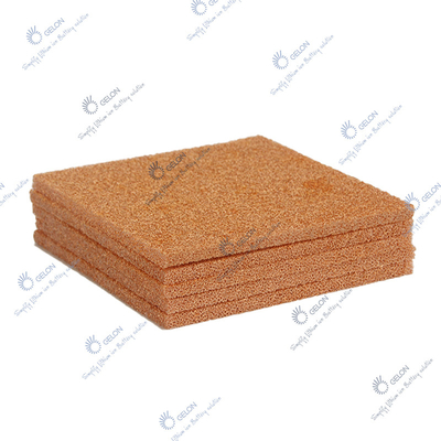 Van het de Inzamelings Ononderbroken Copper/CU Schuim van lithiumion battery porous metal foam de Huidige Grondstof