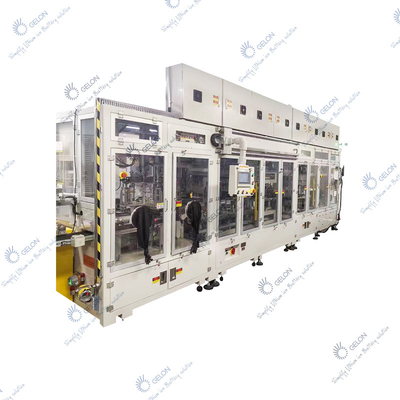 De Lopende band van de de Cilindercel van lithiumion battery assembly line automatic allen in