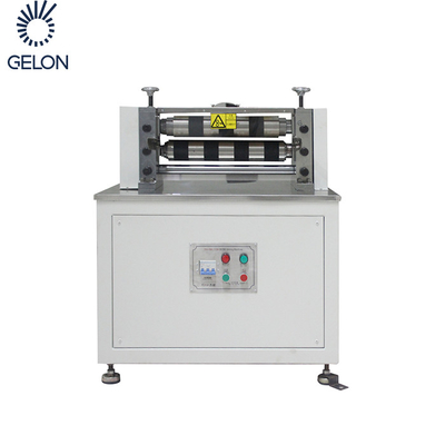 De semi Automatische Elektrode die van Lithiumion battery slitting cutting machine Machine scheuren