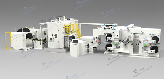 De machine ononderbroken hydraulische elektrode die van de batterijproductie en allen in één machine calendaring scheuren