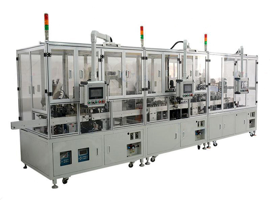 De Lopende band van de de Cilindercel van lithiumion battery assembly machine automatic