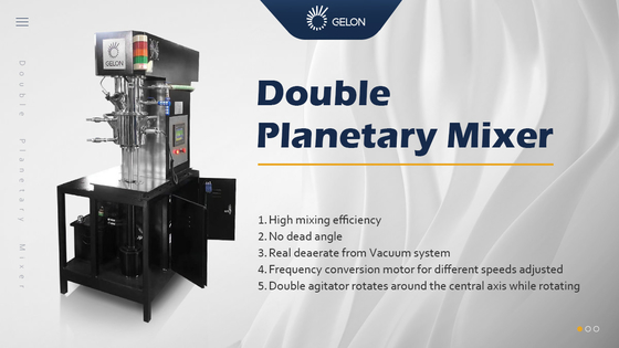 Drijfmestmengmachine Lithium-ionbatterij Capaciteiten 5L 10L Uitrusting Pouch Cell Pilot Line