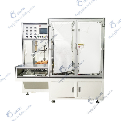 Soft Pack Pouch Cell Batterij Assemblage Snijden Vouwen Strijken Batterij Sluitmachine